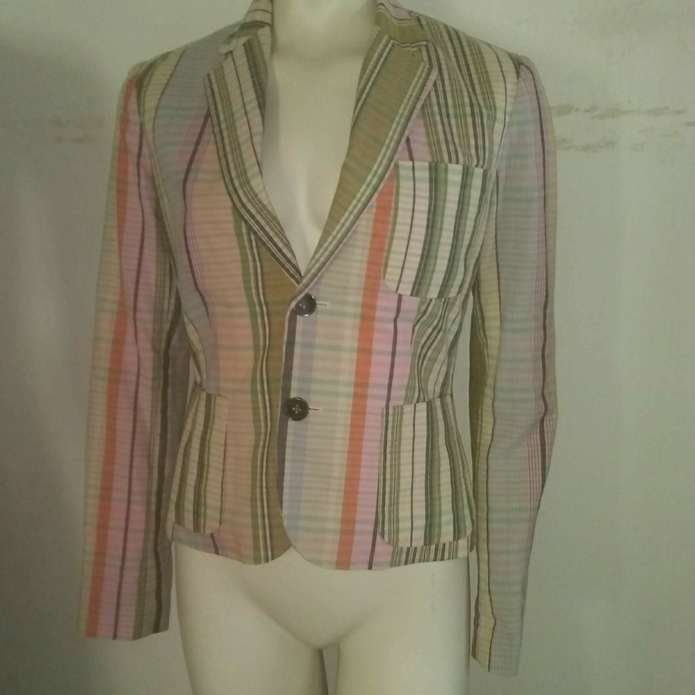 Ralph Lauren Rugby Madras Jacket Ladys 6
